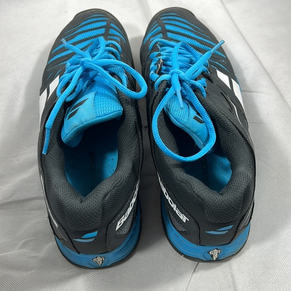Babolat Tennis shoes size 9 in excellent used condition color blue and black - Picture 3 of 4